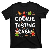 Festive Cookie Tasting Crew Pajama Set for Family Xmas T-Shirt