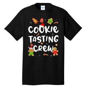 Festive Cookie Tasting Crew Pajama Set for Family Xmas Tall T-Shirt