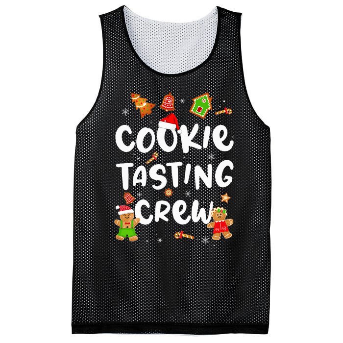 Festive Cookie Tasting Crew Pajama Set for Family Xmas Mesh Reversible Basketball Jersey Tank