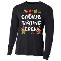 Festive Cookie Tasting Crew Pajama Set for Family Xmas Cooling Performance Long Sleeve Crew