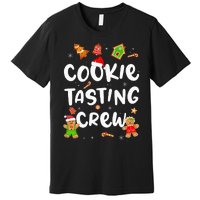 Festive Cookie Tasting Crew Pajama Set for Family Xmas Premium T-Shirt