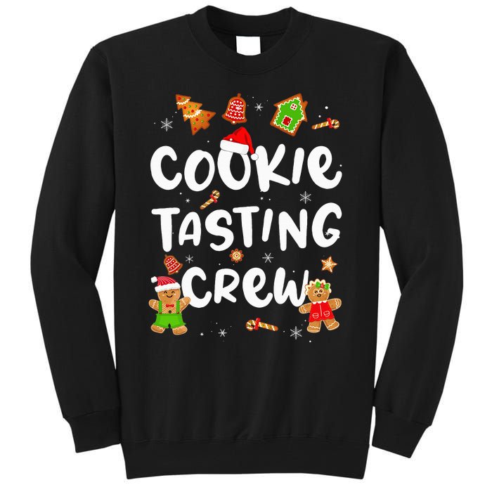 Festive Cookie Tasting Crew Pajama Set for Family Xmas Tall Sweatshirt