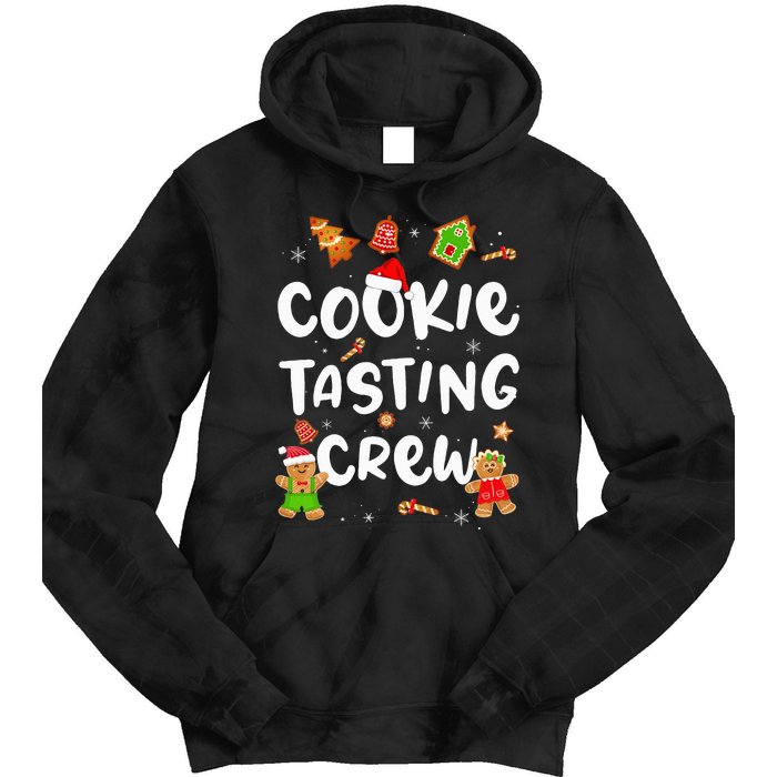 Festive Cookie Tasting Crew Pajama Set for Family Xmas Tie Dye Hoodie