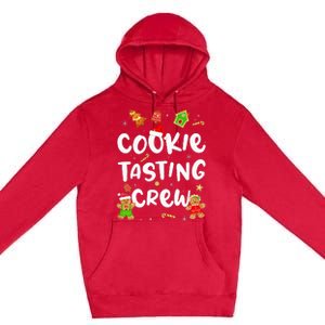 Festive Cookie Tasting Crew Pajama Set for Family Xmas Premium Pullover Hoodie