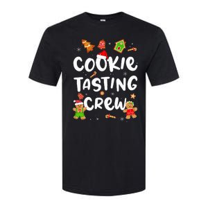 Festive Cookie Tasting Crew Pajama Set for Family Xmas Softstyle CVC T-Shirt