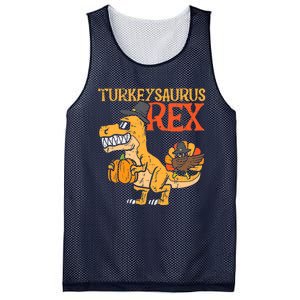 Funny Cute Turkeysaurus Rex Dab Turkey Dino Toddler Boys Thanksgiving Mesh Reversible Basketball Jersey Tank