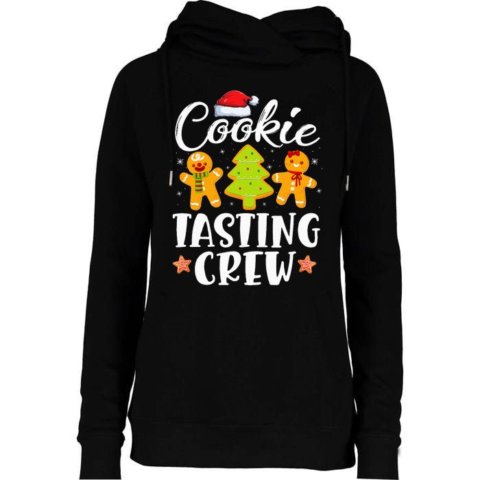 Festive Cookie Tasting Crew PJs for Family Christmas Womens Funnel Neck Pullover Hood