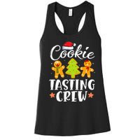 Festive Cookie Tasting Crew PJs for Family Christmas Women's Racerback Tank