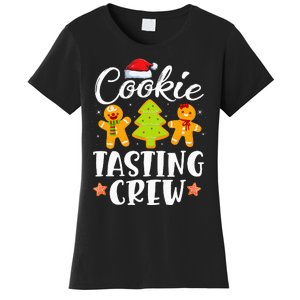 Festive Cookie Tasting Crew PJs for Family Christmas Women's T-Shirt