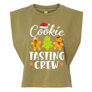 Festive Cookie Tasting Crew PJs for Family Christmas Garment-Dyed Women's Muscle Tee