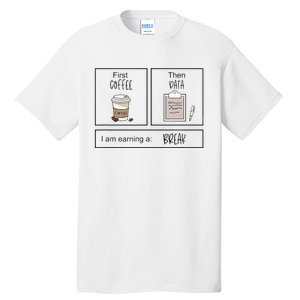 First Coffee Then Iep Teacher Sped Teacher Coffee Lover Gift Tall T-Shirt