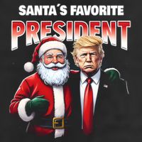 Funny Christmas Trump With Santa Favorite President Meaningful Gift Beanie