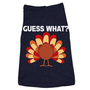 Funny Cute Thanksgiving Guess What Turkey Doggie Tank