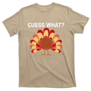 Funny Cute Thanksgiving Guess What Turkey T-Shirt