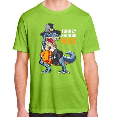 Funny Cute Turkeysaurus Rex Adult ChromaSoft Performance T-Shirt