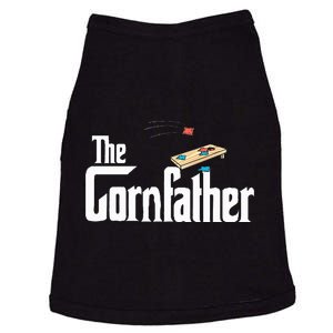 Funny Cornhole The Cornfather Funny Fathers Doggie Tank