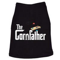 Funny Cornhole The Cornfather Funny Fathers Doggie Tank