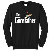 Funny Cornhole The Cornfather Funny Fathers Sweatshirt