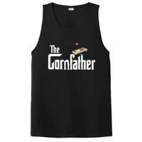 Funny Cornhole The Cornfather Funny Fathers PosiCharge Competitor Tank