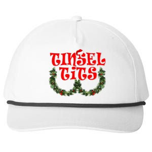 Funny Christmas Tinsel Tits Matching Couples Shirts Snapback Five-Panel Rope Hat