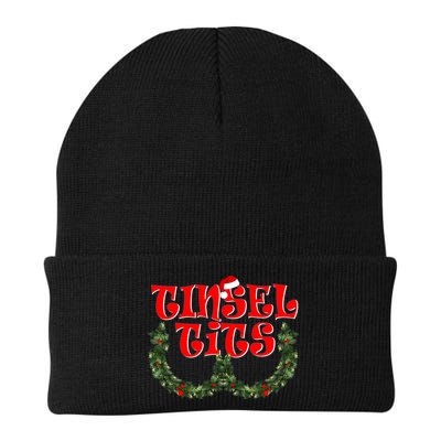 Funny Christmas Tinsel Tits Matching Couples Shirts Beanie