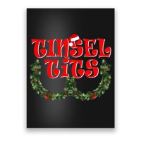 Funny Christmas Tinsel Tits Matching Couples Shirts Poster