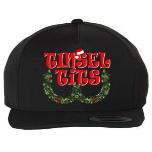 Funny Christmas Tinsel Tits Matching Couples Shirts Wool Snapback Cap