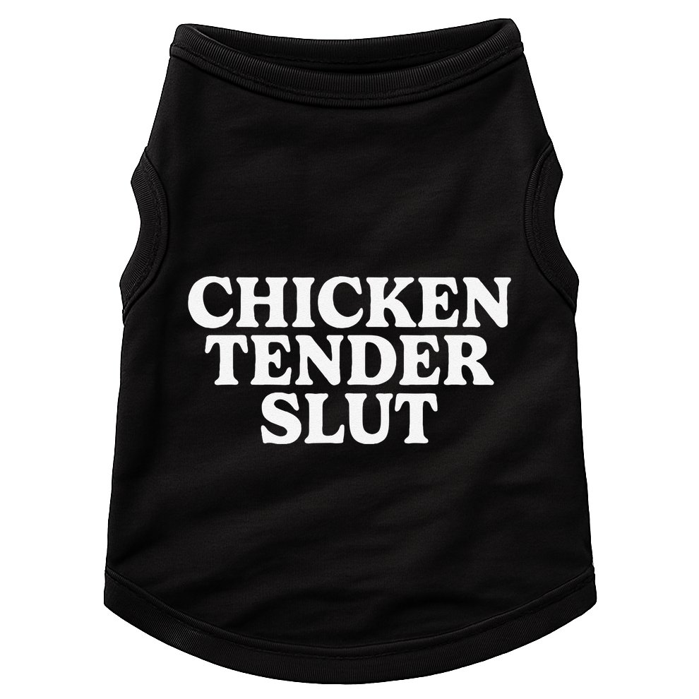 Funny Chicken Tender Slut Doggie Tank