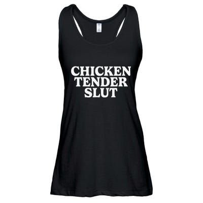 Funny Chicken Tender Slut Ladies Essential Flowy Tank