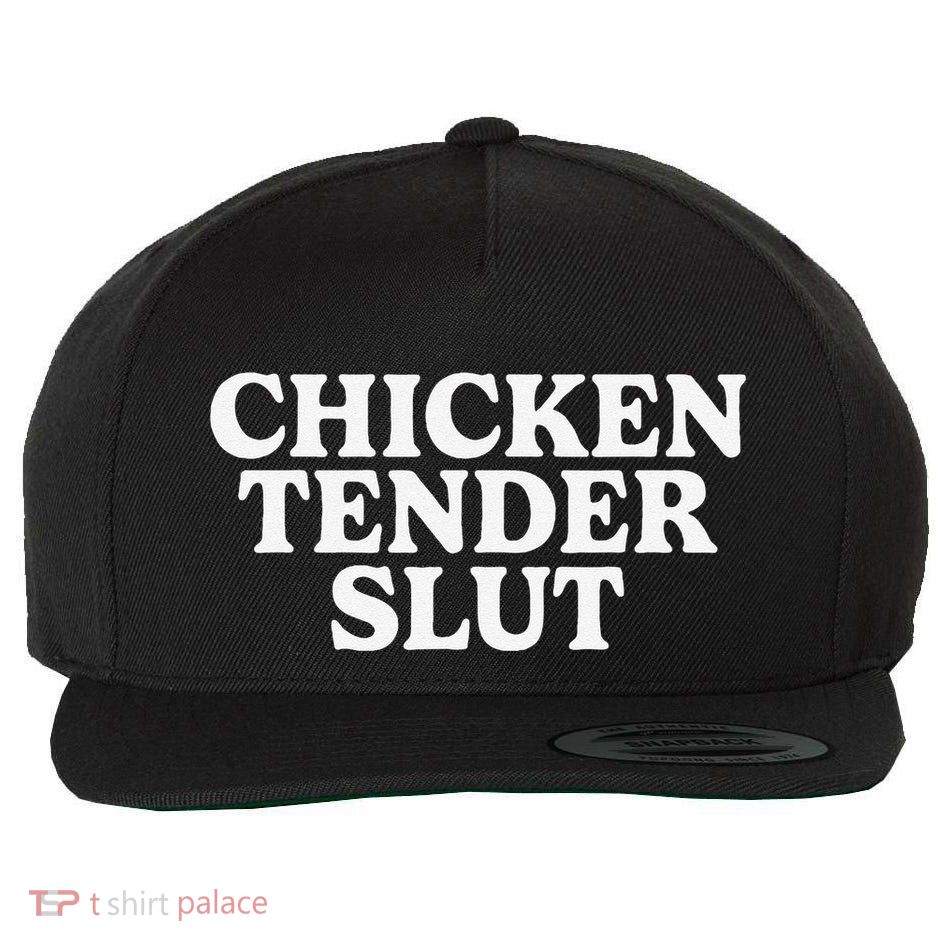 Funny Chicken Tender Slut Wool Snapback Cap