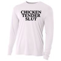 Funny Chicken Tender Slut Trendy Sayings Chicken Nugget Lover Chicken Lover Gi Cooling Performance Long Sleeve Crew