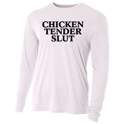 Funny Chicken Tender Slut Trendy Sayings Chicken Nugget Lover Chicken Lover Gi Cooling Performance Long Sleeve Crew