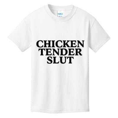 Funny Chicken Tender Slut Trendy Sayings Chicken Nugget Lover Chicken Lover Gi Kids T-Shirt