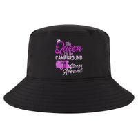 Funny Camper This Queen Of Campground Sleeps Around Cute Gift Cool Comfort Performance Bucket Hat
