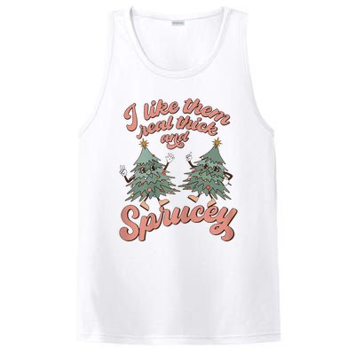 Funny Christmas Tree Decoration PosiCharge Competitor Tank