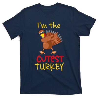 Funny Cutest Turkey Matching Family Group Thanksgiving Party T-Shirt