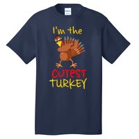 Funny Cutest Turkey Matching Family Group Thanksgiving Party Tall T-Shirt