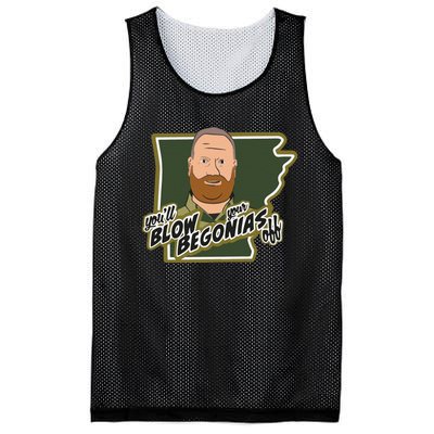 Funny Chief Taylor You’Ll Blow Your Begonias Off Mesh Reversible Basketball Jersey Tank