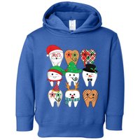 Funny Christmas Teeth Dental Hygiene Dental Squad Gift Toddler Hoodie