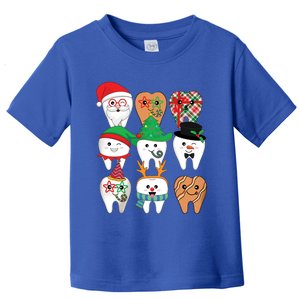 Funny Christmas Teeth Dental Hygiene Dental Squad Gift Toddler T-Shirt