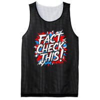 Fact Check This Hilarious Trump Political Mesh Reversible Basketball Jersey Tank