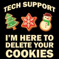 Funny Christmas Tech Support For Computer Programmer Cute Gift Flat Bill Trucker Hat