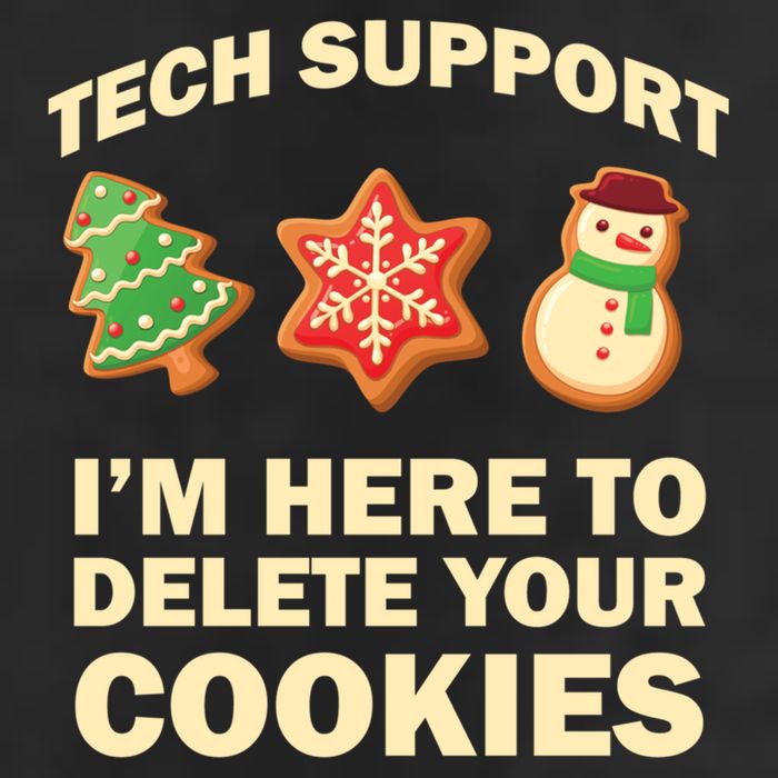 Funny Christmas Tech Support For Computer Programmer Cute Gift Trucker Hat