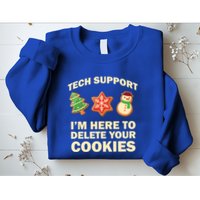 Funny Christmas Tech Support For Computer Programmer Cute Gift Sweatshirt