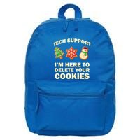 Funny Christmas Tech Support For Computer Programmer Cute Gift 16 in Basic Backpack