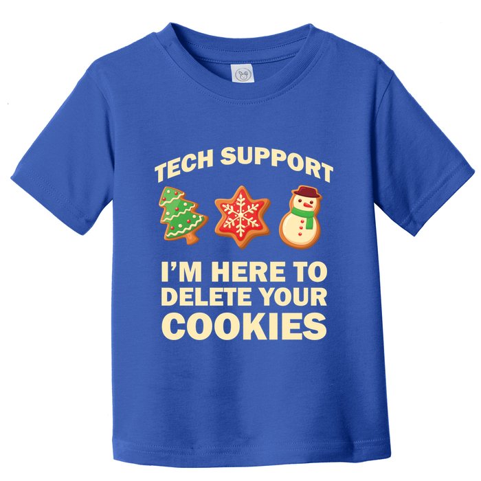 Funny Christmas Tech Support For Computer Programmer Cute Gift Toddler T-Shirt