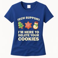 Funny Christmas Tech Support For Computer Programmer Cute Gift Women's T-Shirt