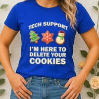 Funny Christmas Tech Support For Computer Programmer Cute Gift Women's T-Shirt