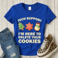 Funny Christmas Tech Support For Computer Programmer Cute Gift Women's T-Shirt
