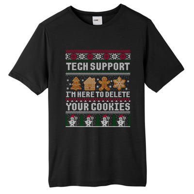 Funny Christmas Tech Supporgift Computer Programmer Gift Tall Fusion ChromaSoft Performance T-Shirt